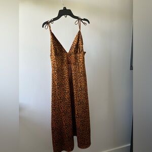 Cheetah slip dress